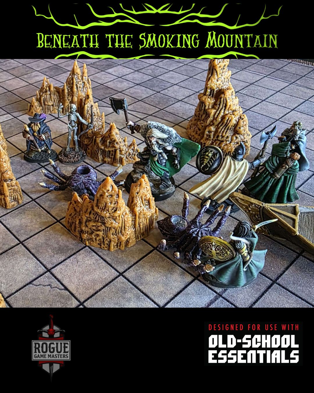 Learn Old School D&D: Beneath the Smoking Mountain II - Rogue Game Masters