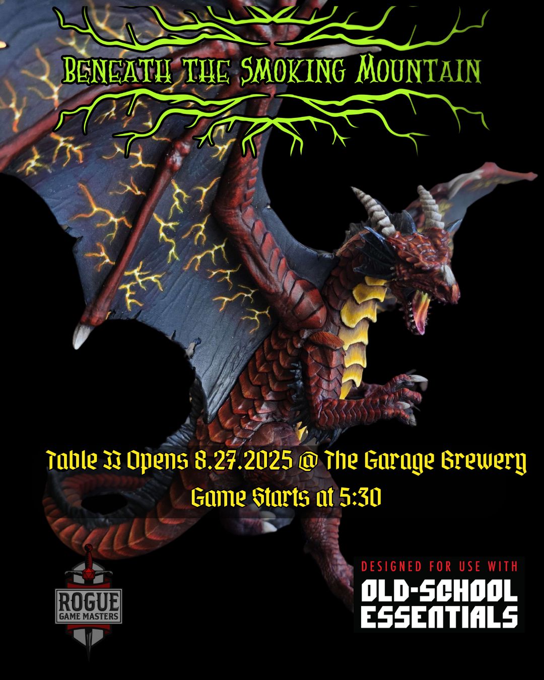 Learn Old School D&D: Beneath the Smoking Mountain II - Rogue Game Masters