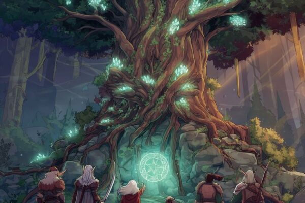 dnd party custom art commission, group portrait, dnd commission, campaign art, dnd character portrai